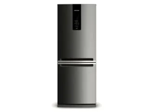 Geladeira/Refrigerador Brastemp Frost Free Inverse 443 Litros cor Inox BRE57AK