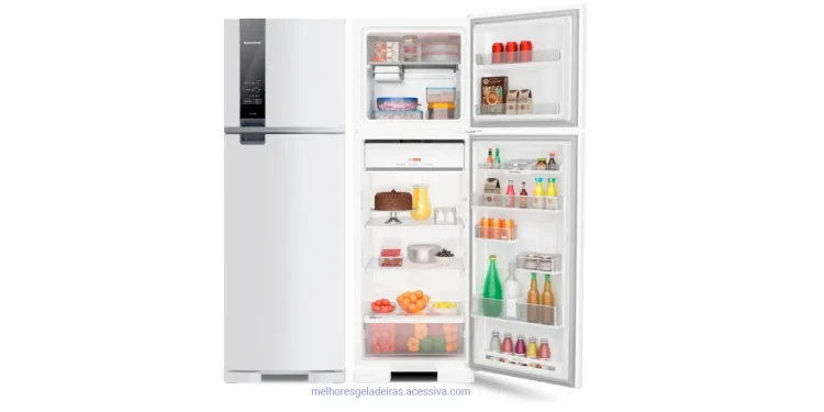 Geladeira Brastemp Frost Free Duplex 400 litros Branca com Freeze Control – BRM54JB